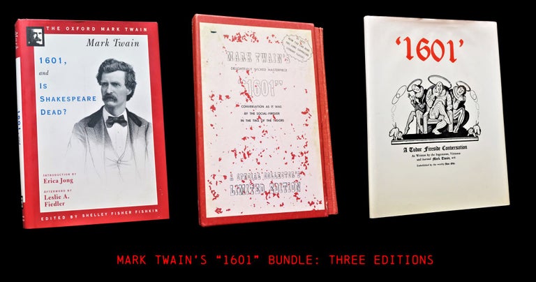 Item #4426] 1601 (Three Editions). Mark Twain