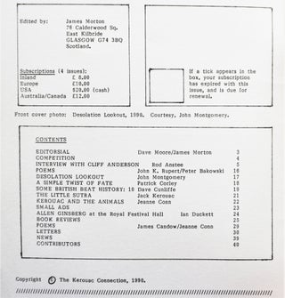 The Kerouac Connection No. 20 (Autumn 1990)