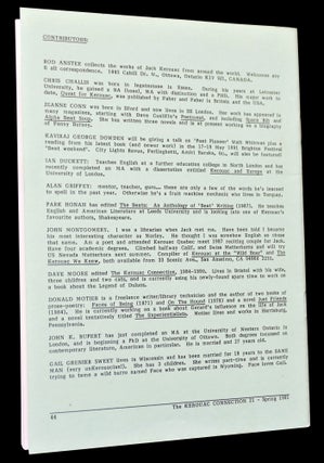 The Kerouac Connection No. 21 (Spring 1991)