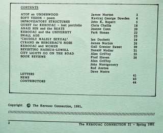 The Kerouac Connection No. 21 (Spring 1991)