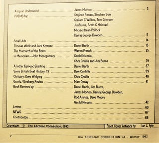The Kerouac Connection No. 24 (Winter 1992)
