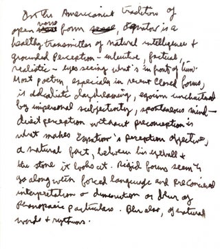 The One in the many: A Poet's Memoirs with: Handwritten Manuscript by Allen Ginsberg