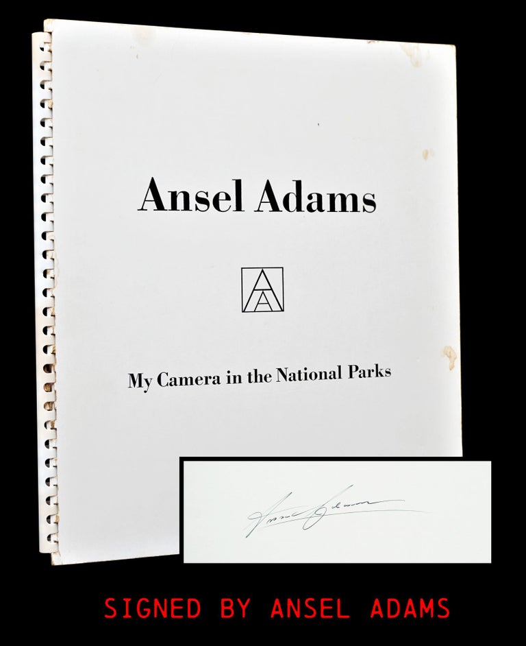 Item #4485] My Camera in the National Parks. Ansel Adams