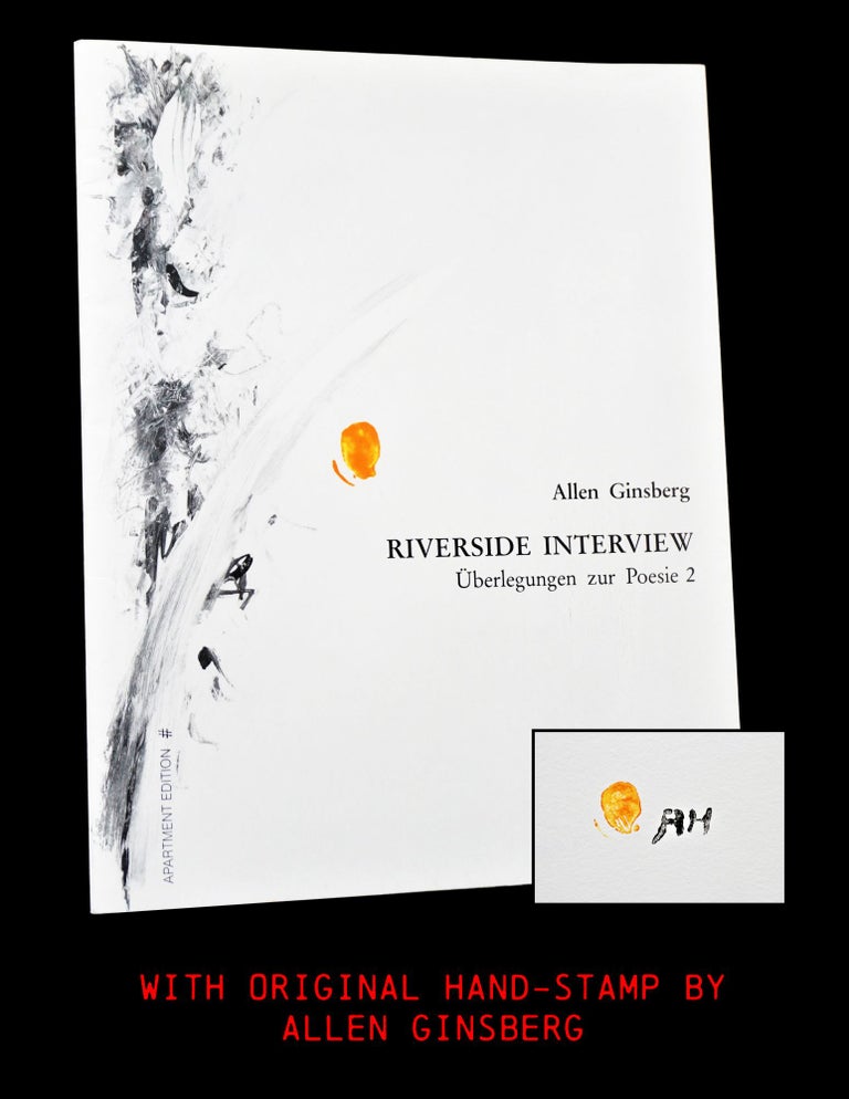 Item #4487] Riverside Interview (Uberlegungen Zur Poesie 2). Allen Ginsberg