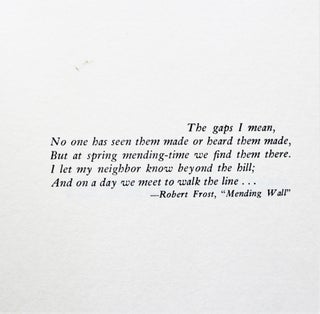 To Walk the Line