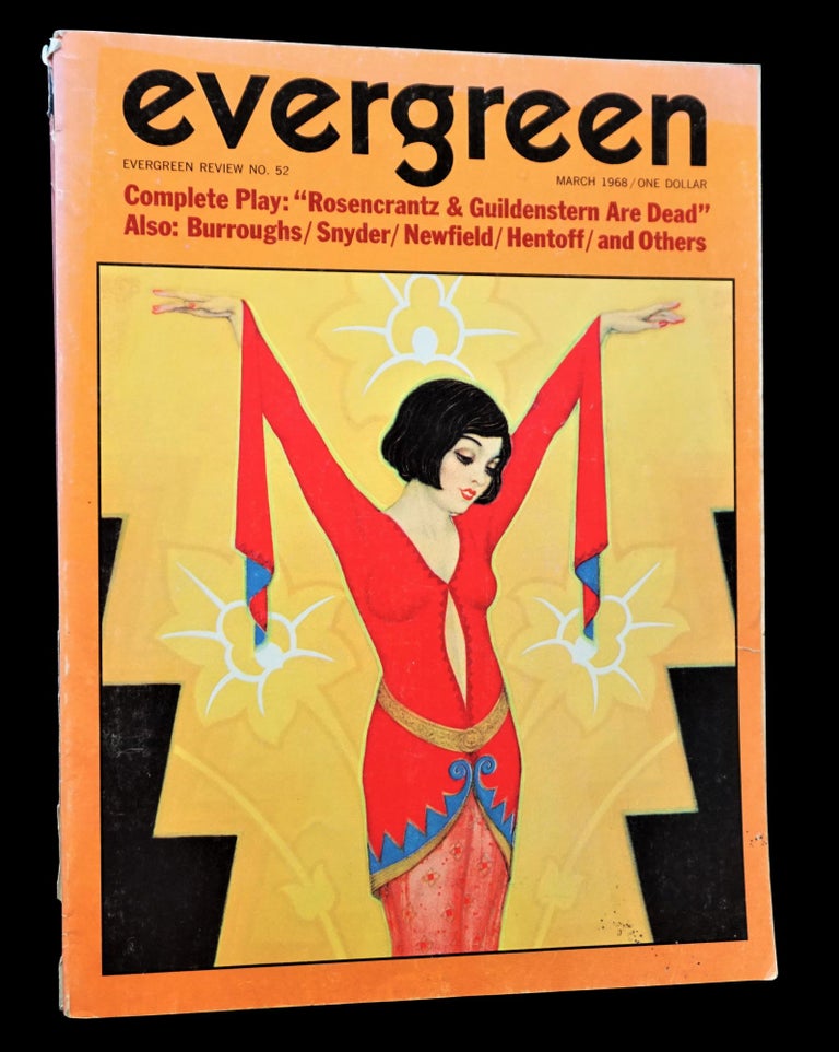 [Item #4519] Evergreen Review Vol. 12 No. 52 (March 1968). Barney Rosset, William S. Burroughs, Nat Hentoff, John Lahr, Jack Newfield, Gary Snyder, Tom Stoppard, Ann Weisman.