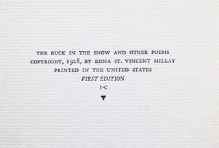 The Buck in the Snow and Other Poems