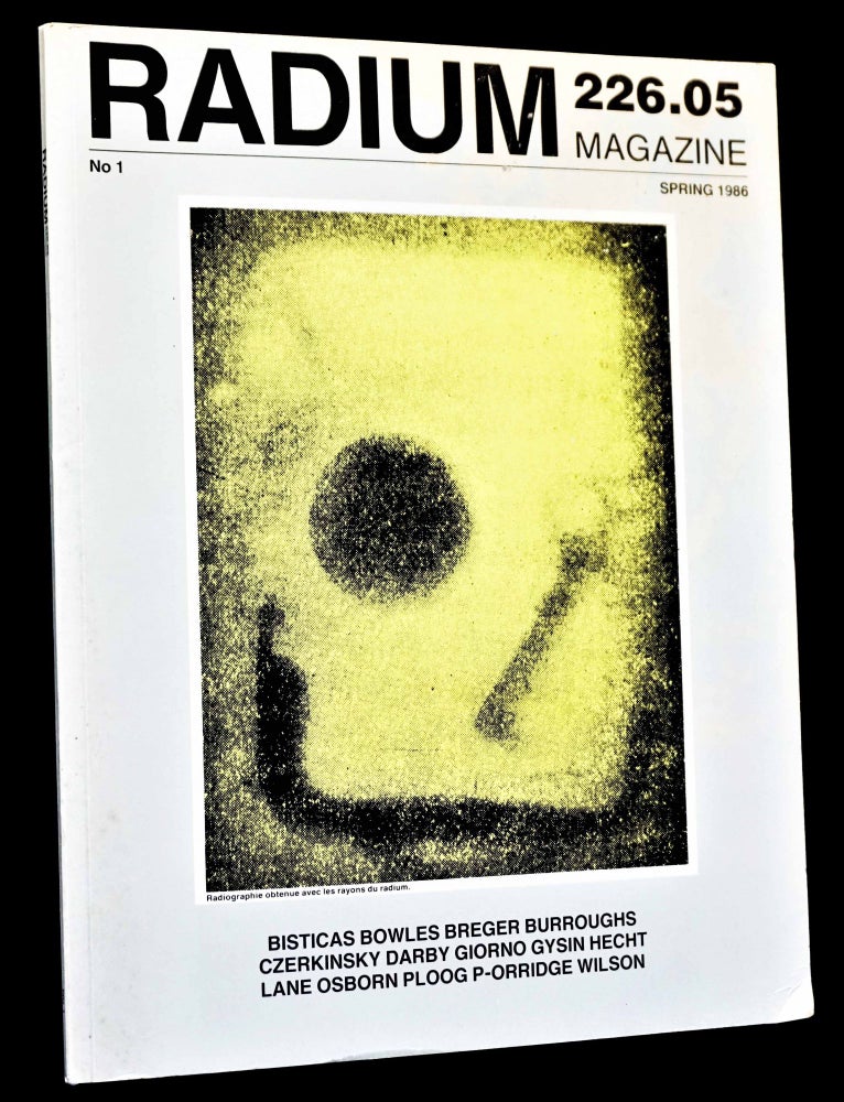 Item #4661] Radium 226.05 Magazine No. 1 (January 1986). Ulrich Hillebrand, CM von Hausswolff,...