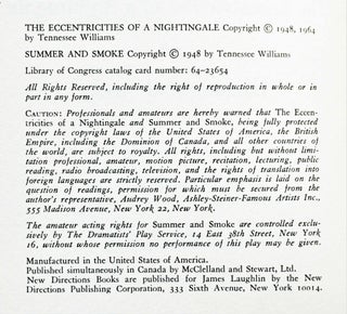 The Eccentricities of a Nightingale / Summer and Smoke