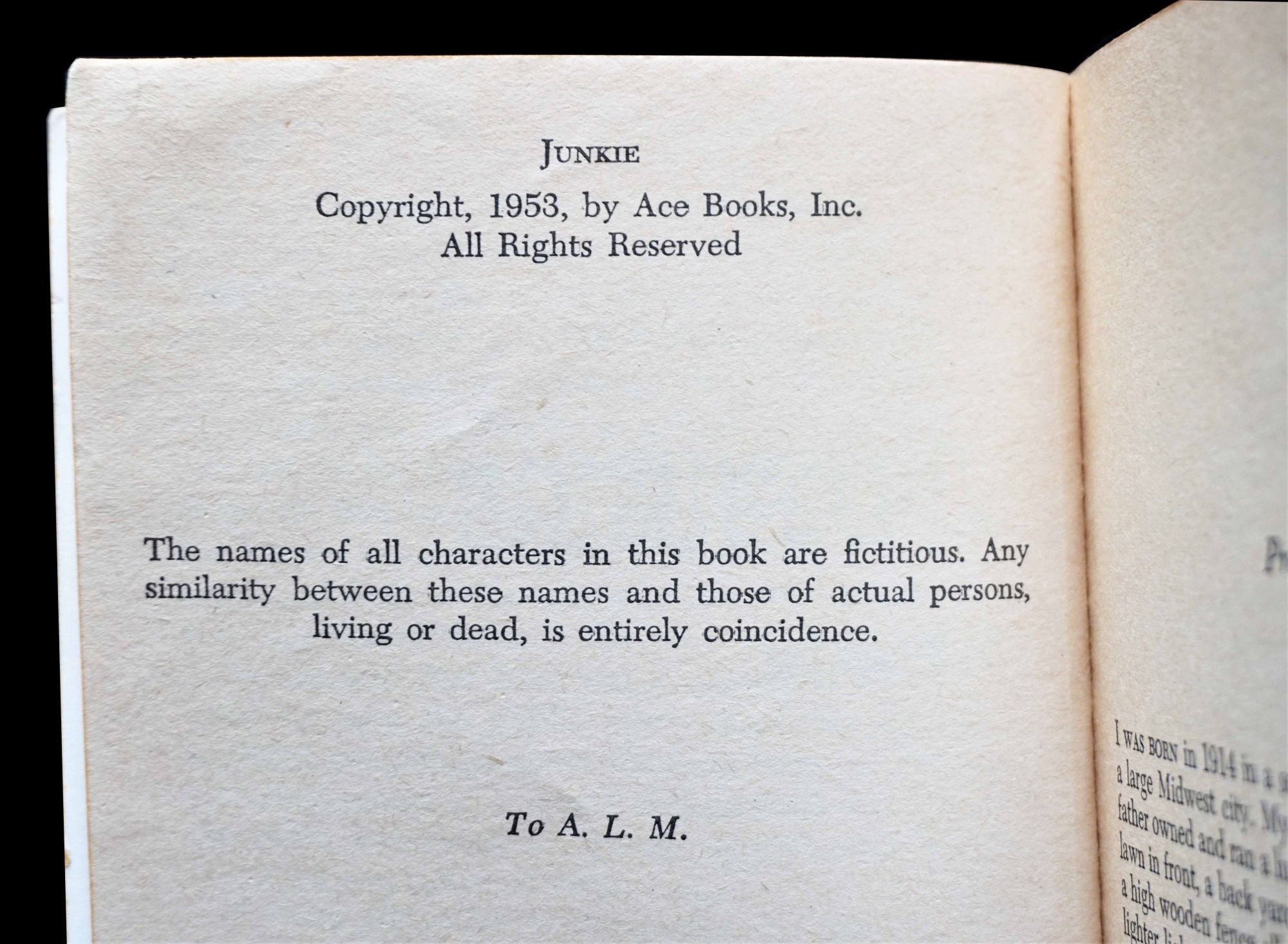 Junkie: Confessions Of An Unredeemed Drug Addict | William S. Burroughs ...