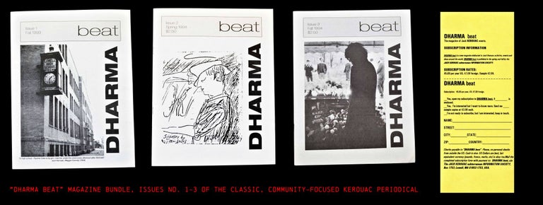 Item #4727] Dharma Beat Bundle: (The First Three Issues: [1] Fall 1993, [2] Spring 1994," & [3]...
