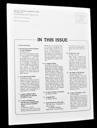 Bundle: Moody Street Irregulars, Issue No.’s 11-12 (The “French Connection” Issue of Spring-Summer 1982 & the “Omnibus” Issue of Fall 1982)