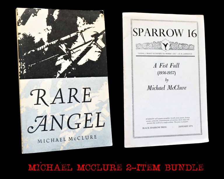 Item #4839] Rare Angel, with: Sparrow 16 ("Fist Full," a Poem by Michael McClure from 1956-1957)....