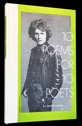 10 Poems for 10 Poets, with: Original Silkscreened Leaf by Gerard Malanga