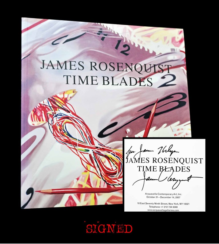 Item #4911] Time Blades (Exhibition Catalog). James Rosenquist