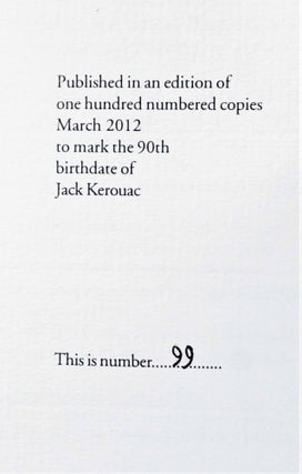 Jack Kerouac's Visions of Cody...The Long Road