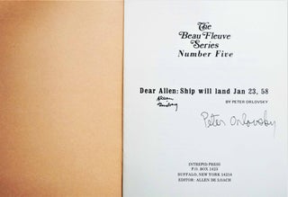 Dear Allen: Ship Will Land Jan 23, 58
