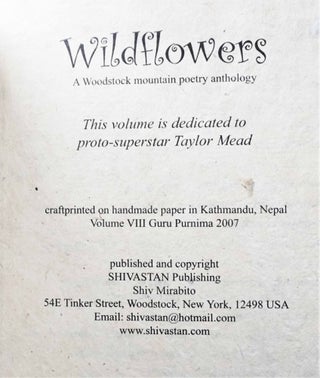 Wildflowers: A Woodstock Mountain Poetry Anthology, Vol. VIII (2007)