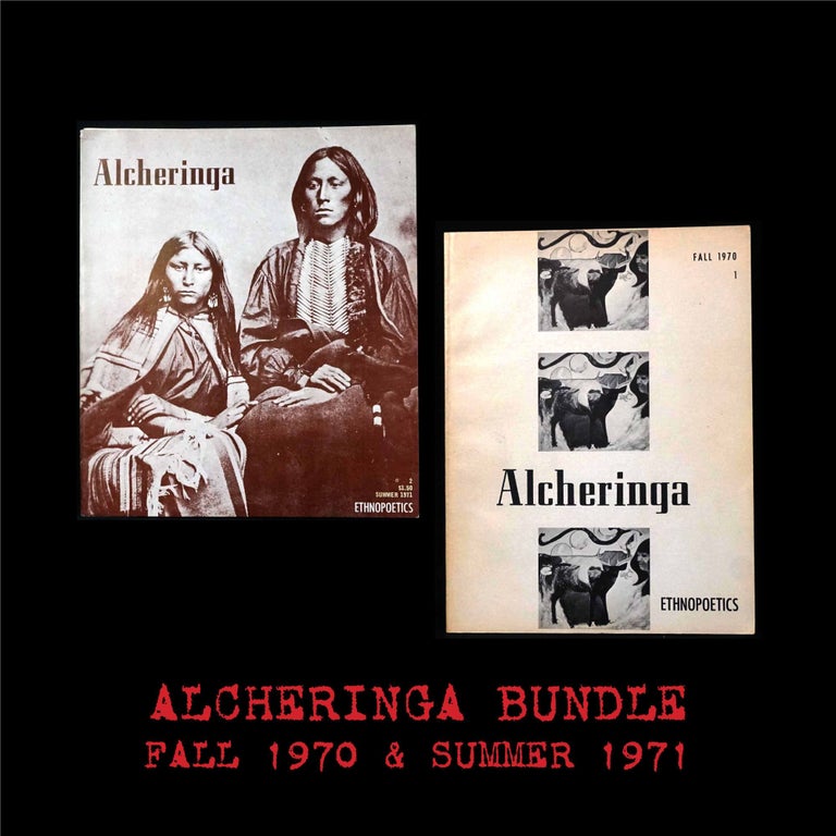 Item #5180] Alcheringa Vol. 1 No. 1 with: Alcheringa Vol. 1 No. 2. Jerome Rothenberg, Dennis...
