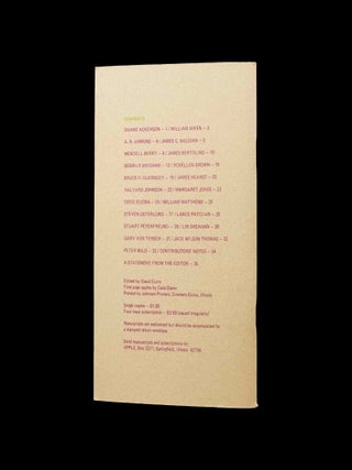 Apple No. 4 (Autumn, 1970)