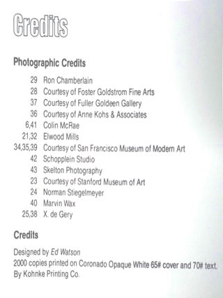 Northern California Art of the Sixties