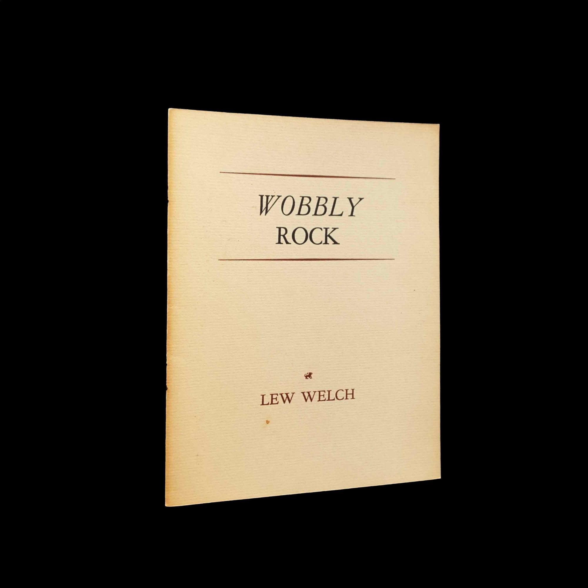 Wabbly Rocks Wobbly Rock | Lew Welch | First Printing