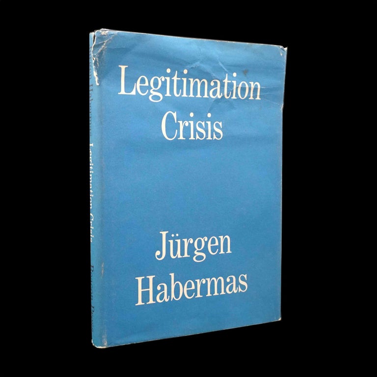 Item #5260] Legitimation Crisis. Jurgen Habermas
