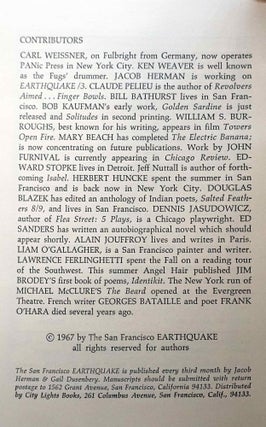The San Francisco Earthquake Vol. 1 No. 2 (Winter Issue 1968)