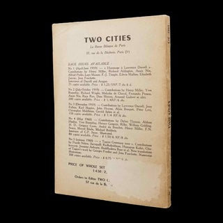Two Cities: La Revue Bilingue de Paris No. 6 (1961)
