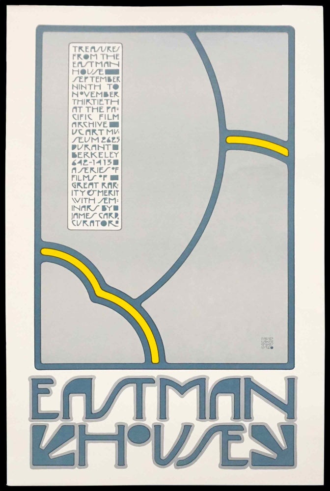 Item #5465] Original Film Exhibition Poster: "Treasures From the Eastman House" (September 9-...