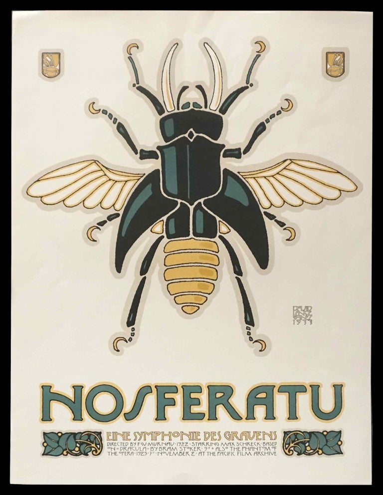 Item #5485] Original Film Exhibition Poster: "Nosferatu" (November 2, 1977). David Lance Goines