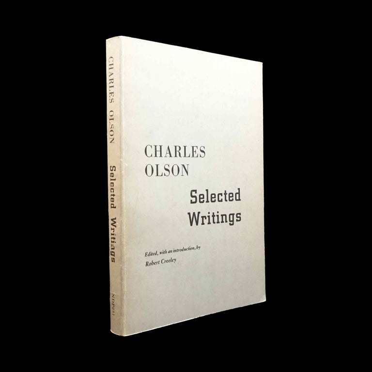 [Item #5510] Charles Olson: Selected Writings. Charles Olson.