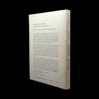 Charles Olson: Selected Writings