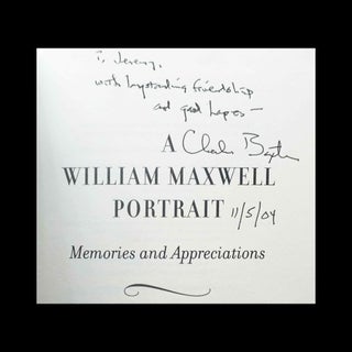 A William Maxwell Portrait: Memories and Appreciations