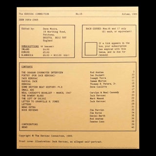 The Kerouac Connection No. 18 (Autumn 1989)