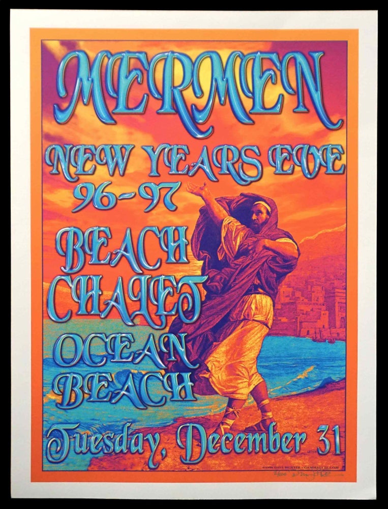 [Item #5585] Original Concert Poster: The Mermen (December 31, 1996). Dave Hunter, Mermen.