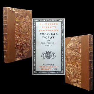 Elizabeth Barrett Browning's Poetical Works (Five Volumes)