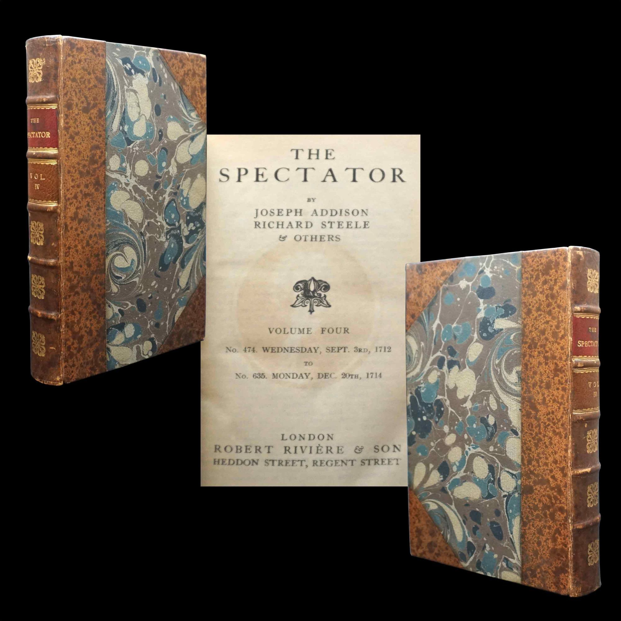 The Spectator Vol.s I-IV | Joseph Addison, Richard Steele | First