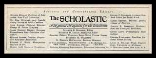 The Scholastic Vol. 12 No. 1 (February 4, 1928)