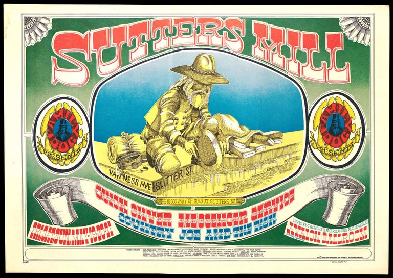 Item #5727] Original Concert Poster: Quicksilver Messenger Service, Country Joe & the Fish...