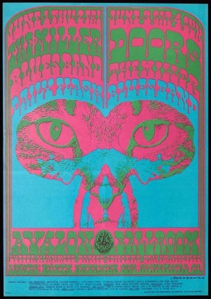 Original Concert Poster: Doors, Miller Blues Band, Daily Flash (June 1-4, 1967