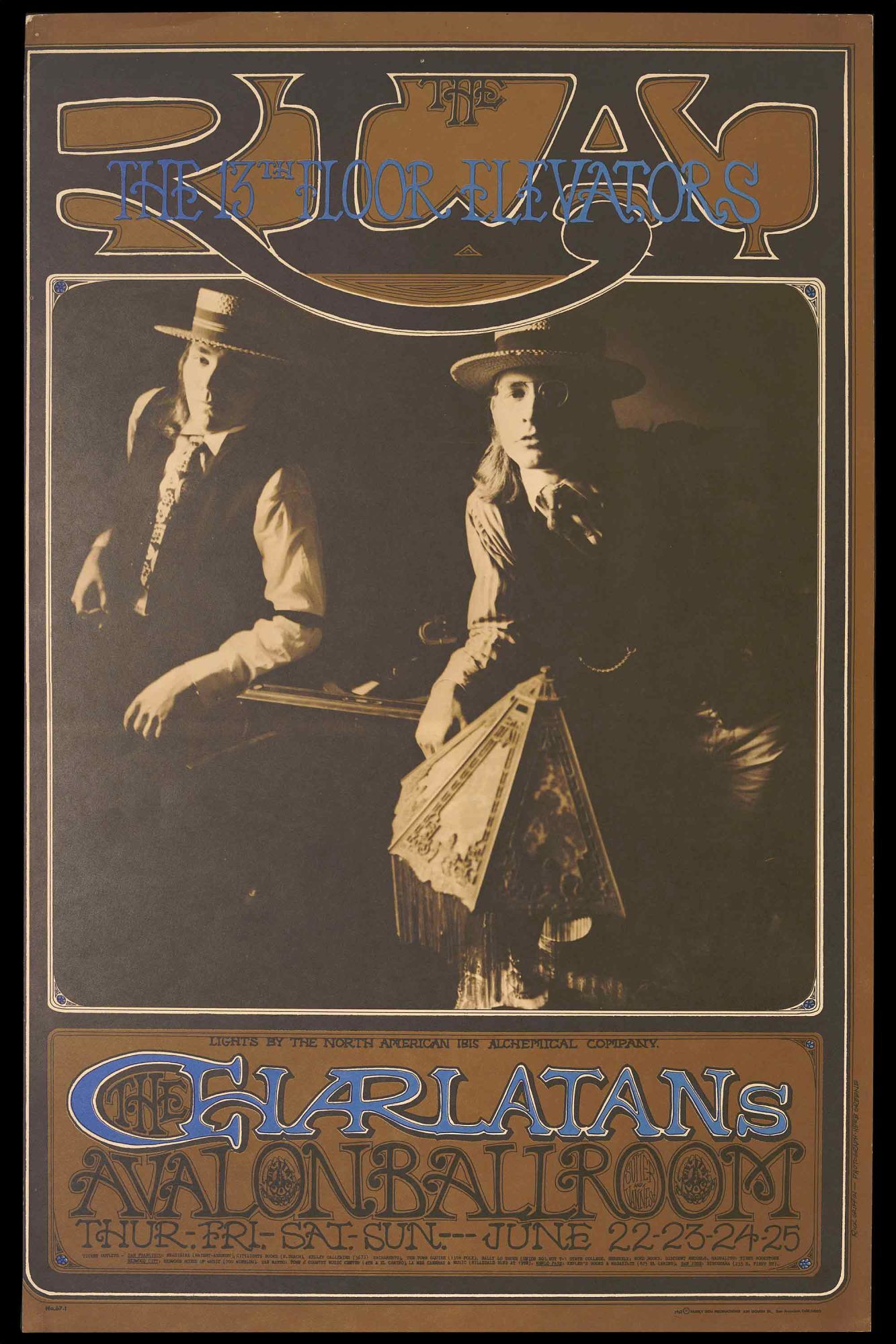 Original Concert Posters: Charlatans, Blue Cheer, Other Half