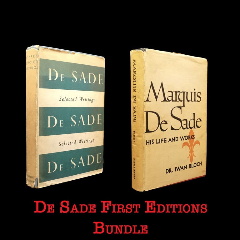 Item #5811] Marquis de Sade: His Life and Works with: Selected Writings of de Sade. Marquis de...