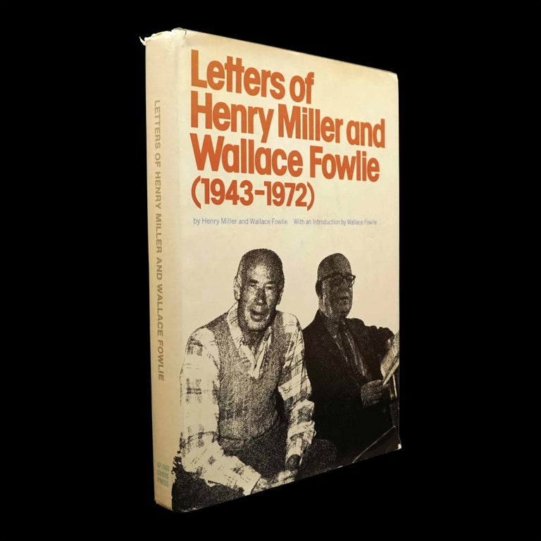Item #5835] Letters of Henry Miller and Wallace Fowlie (1943-1972). Henry Miller, Wallace Fowlie