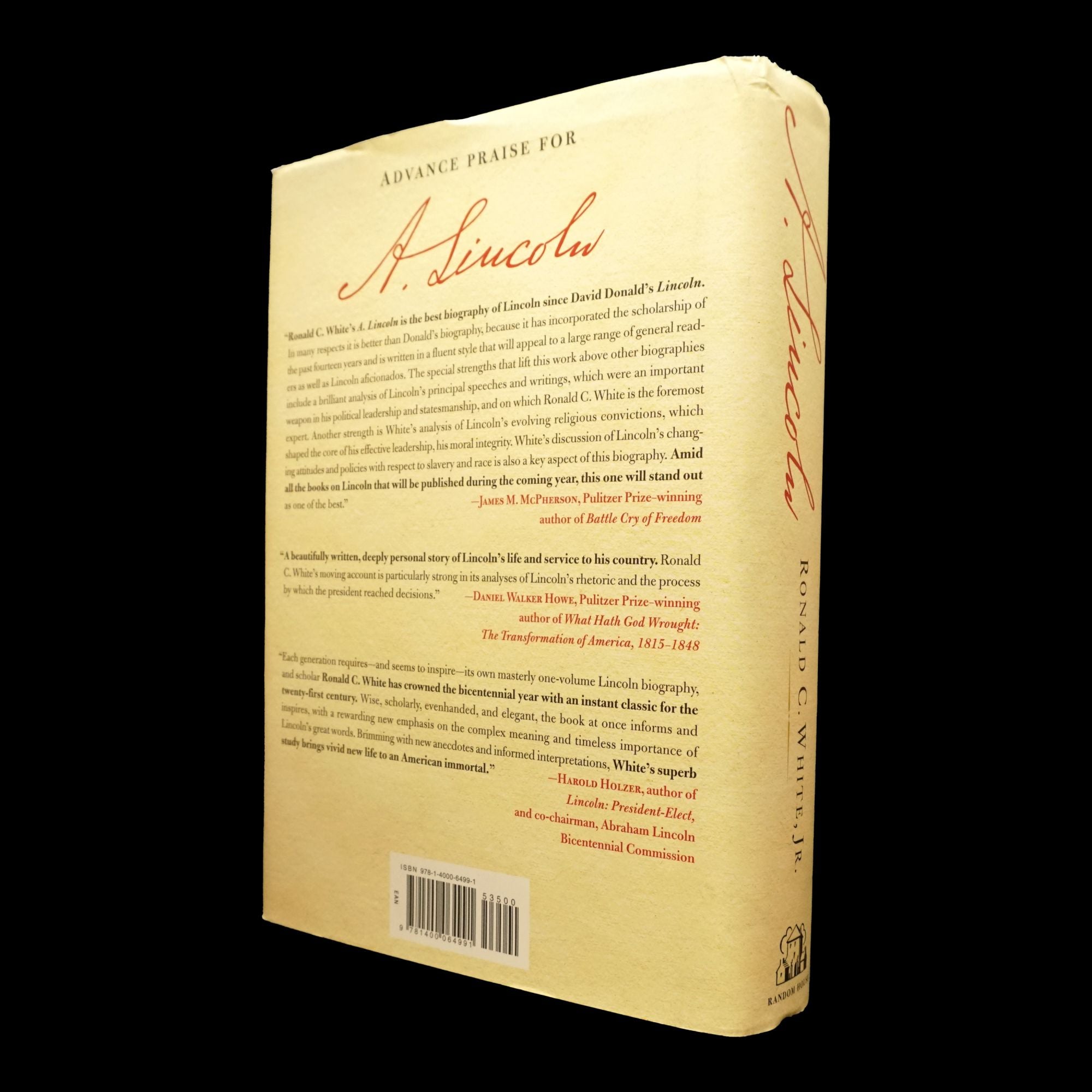 A. Lincoln: A Biography by Ronald C. White Jr., Abraham Lincoln on Third  Mind Books