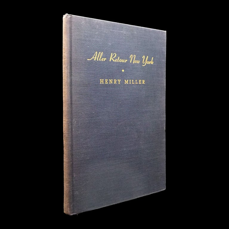 Item #5843] Aller Retour New York. Henry Miller