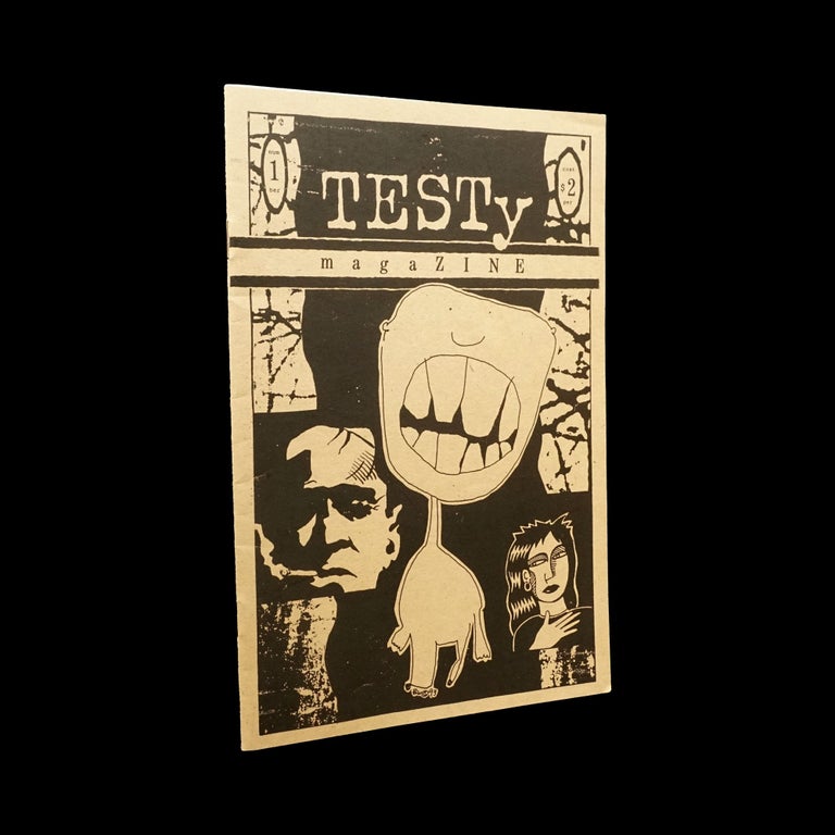 [Item #5872] TESTy Magazine No. 1 (1993). Mike Stengl, Charles Bukowski.