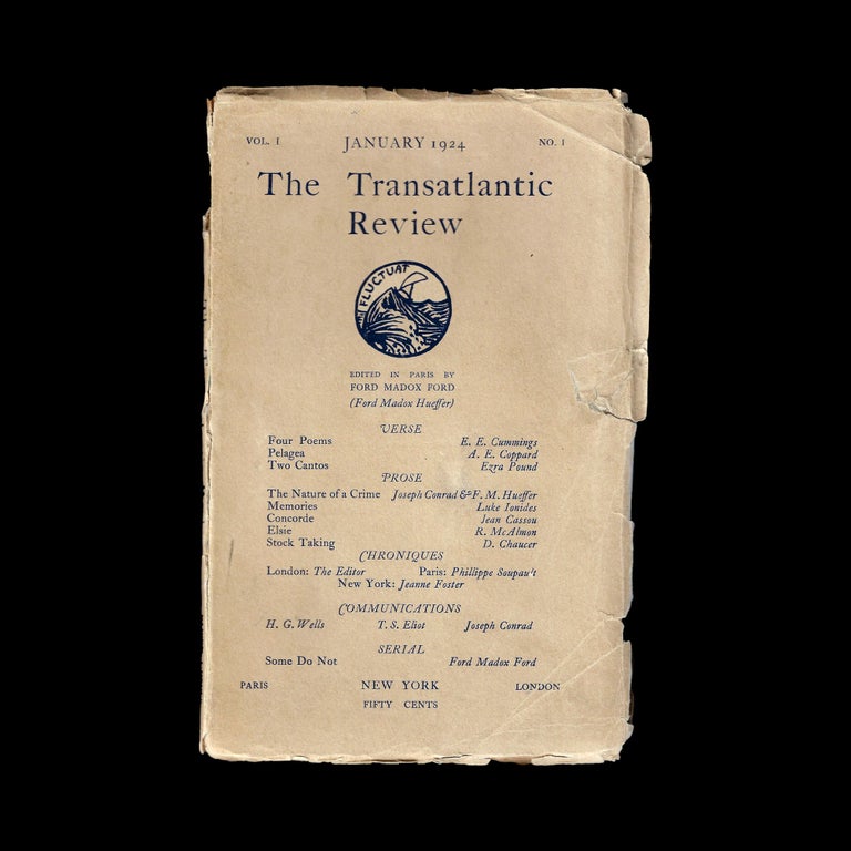 Item #5881] The Transatlantic Review Vol. 1, No. 1 (January 1924). Ford Madox Ford, Joseph...