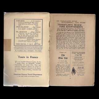 The Transatlantic Review Vol. 1, No. 1 (January 1924)