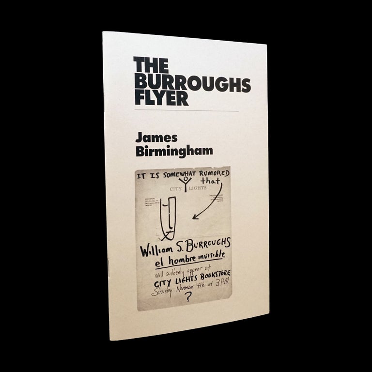 Item #5885] The Burroughs Flyer. James Birmingham, William S. Burroughs